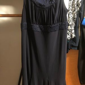 Navy blue nice evening dress
